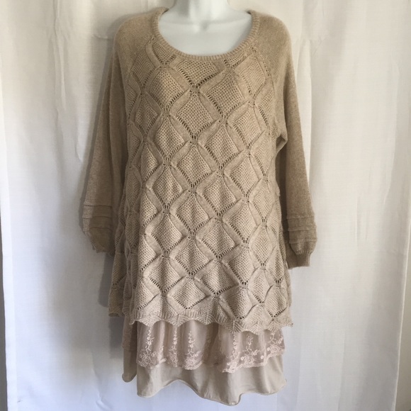Simply Couture Dresses & Skirts - Simply Couture Layered Sweater Dress